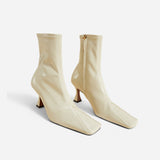 Duck Boots Stretch Vegan Patent Bone