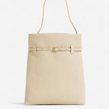 Tote Du Jour Calf Skin Leather Vanilla