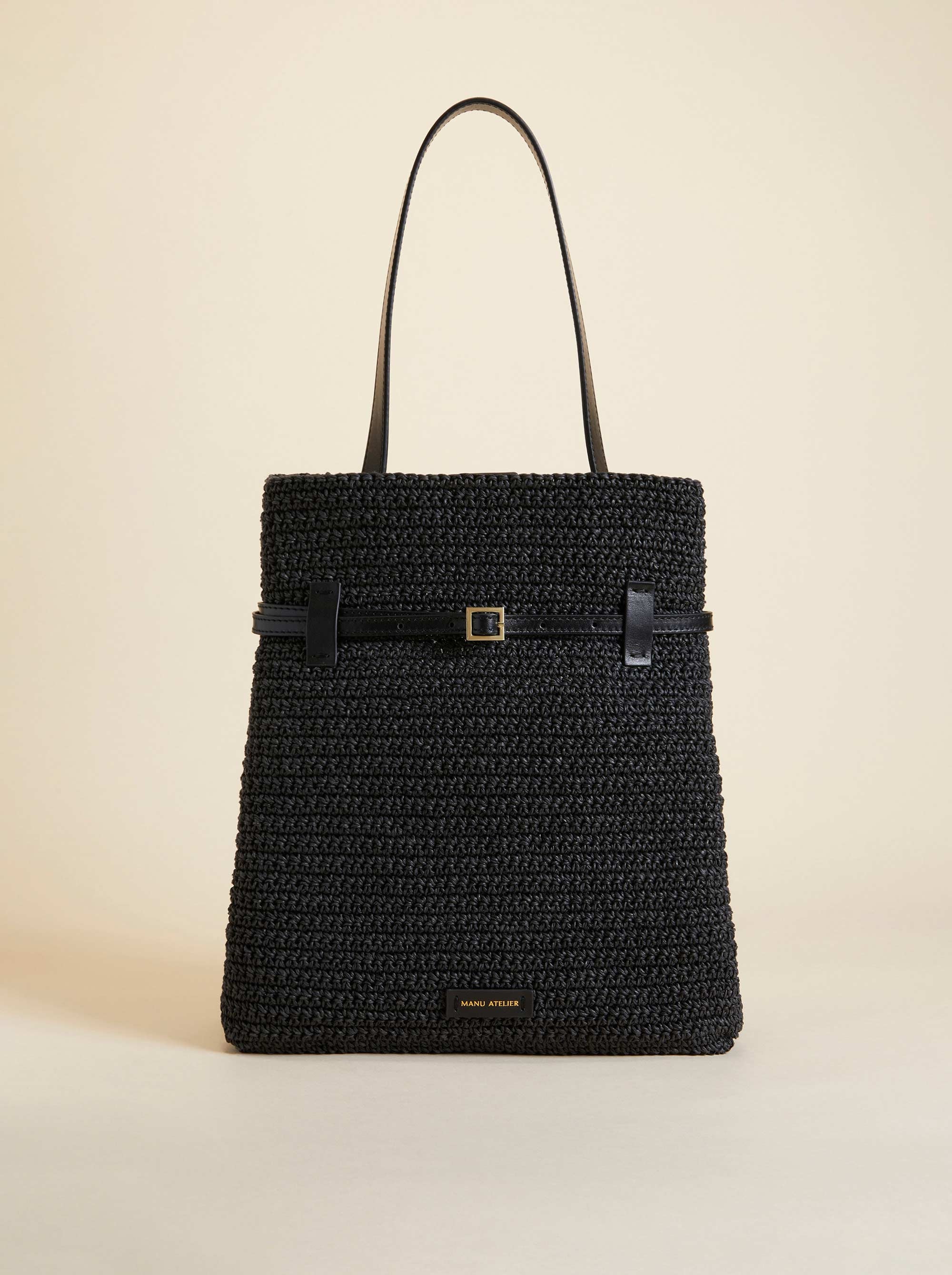 Tote du Jour Black Crochet