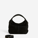 Mini Gala Suede Leather Black