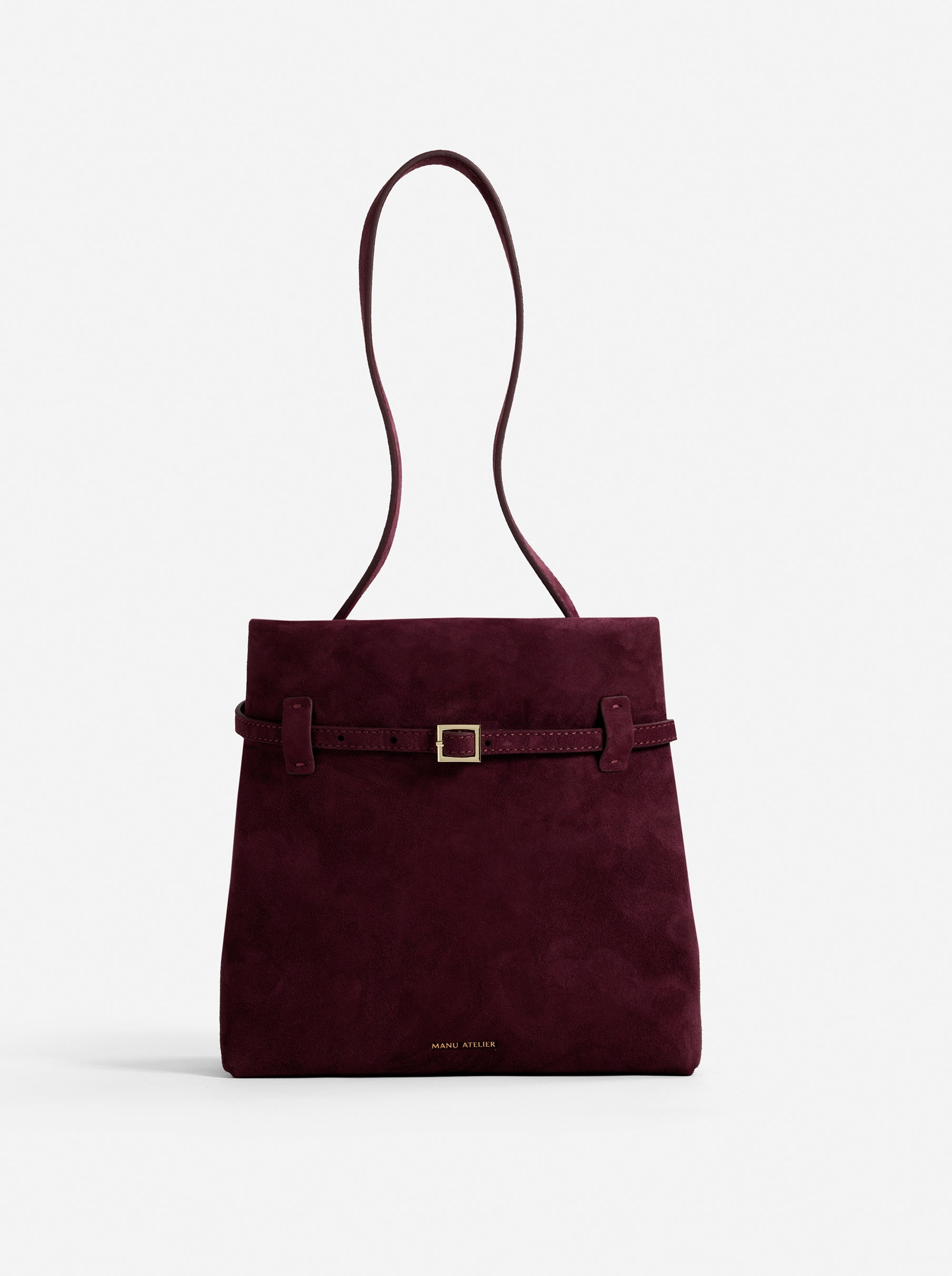 Mini Tote du Jour Suede Merlot
