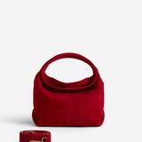 Mini Gala Red Suede