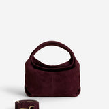 Mini Gala Suede Merlot