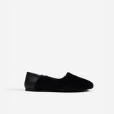 Manu Ballet Flats Black Shearling