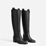Knee High Riding Boots Black