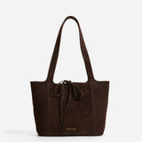 L'Escale Deep Brown Suede Front