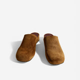 Beste Slippers Mocha Suede Front