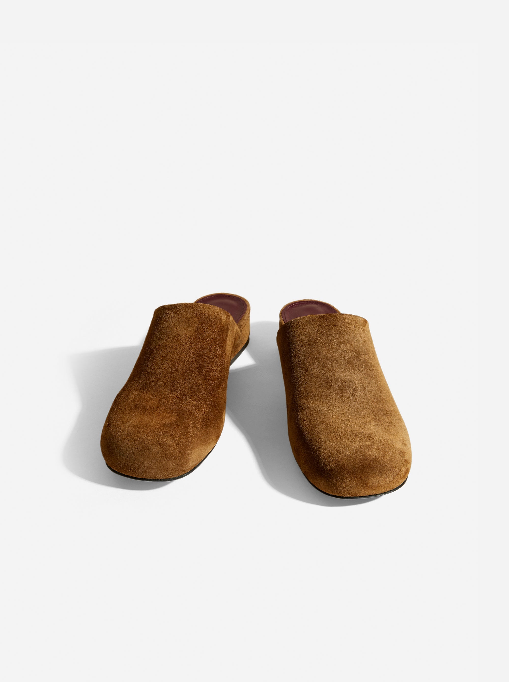 Beste Slippers Mocha Suede Front