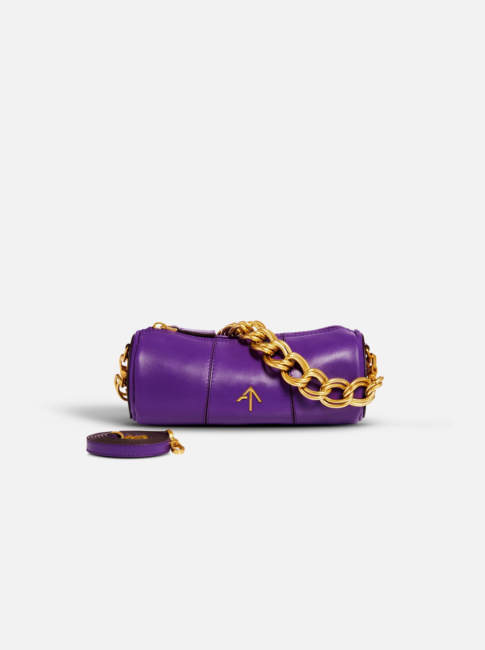 XX Mini Cylinder Soft Calf Leather Purple