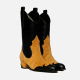 Deniz Boots Black Soft & Safari Suede