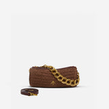 XX Mini Cylinder Reddish Brown Crochet