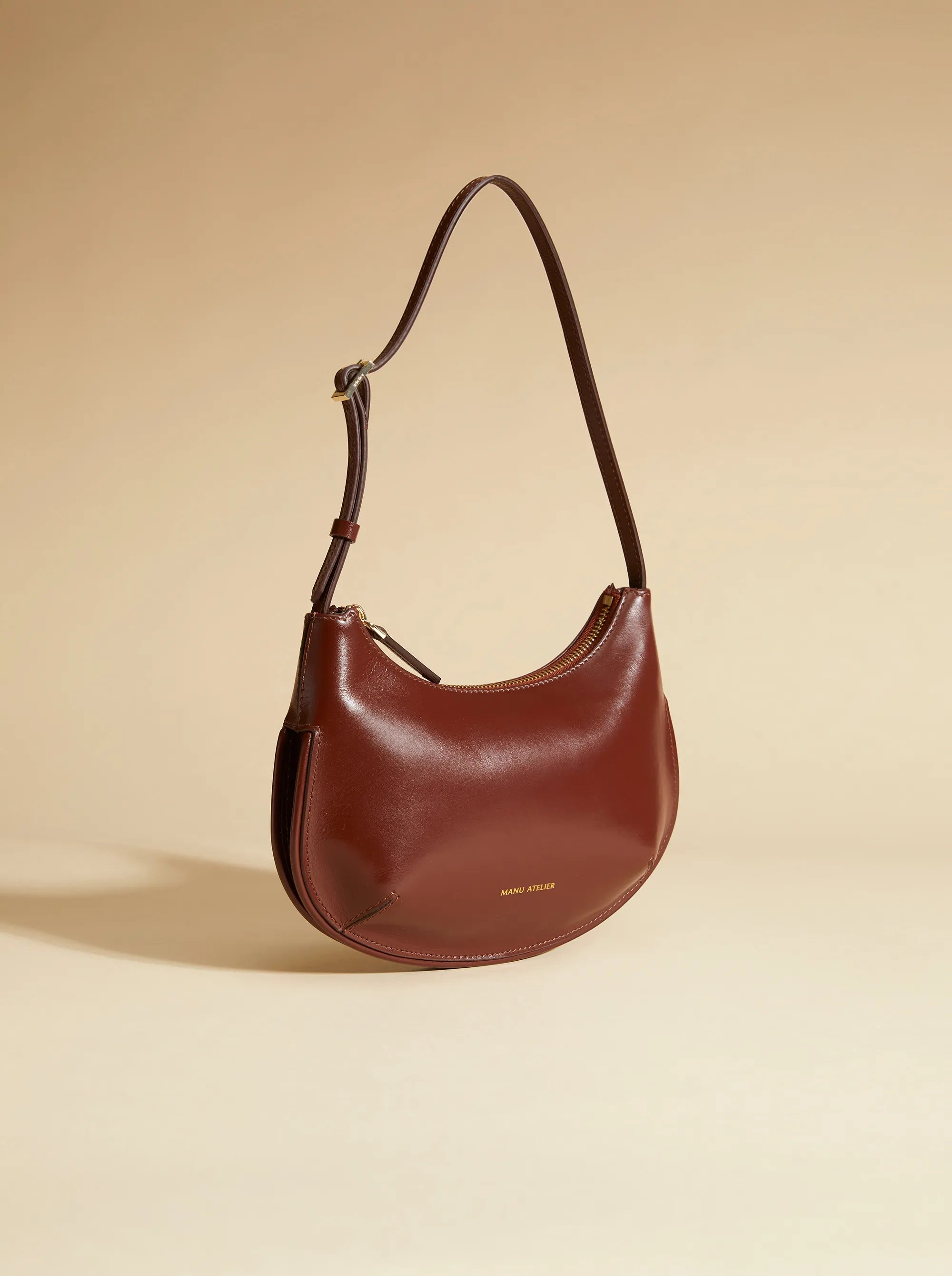 Ilda Vegetable Tanned Calf Leather Reddish Brown 2