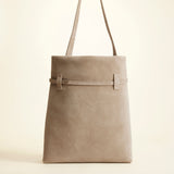 Tote du Jour Linen Suede Back