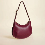 Ilda Soft Calf Leather Burgundy Side