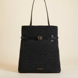 Tote du Jour Black Crochet