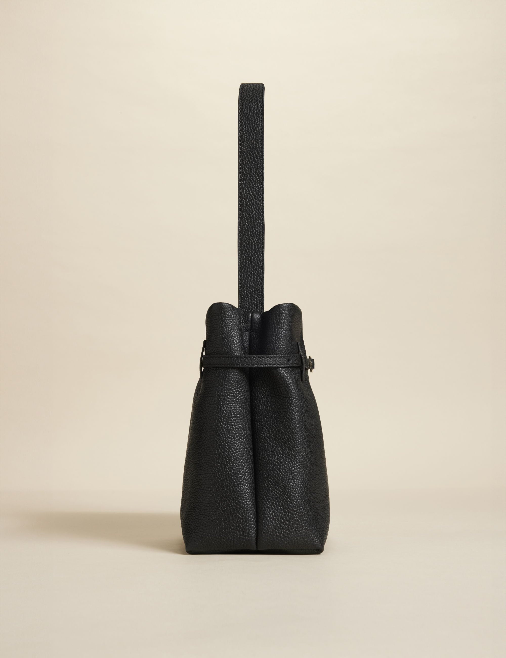 Mini Tote Du Jour  Calf Skin Leather Black
