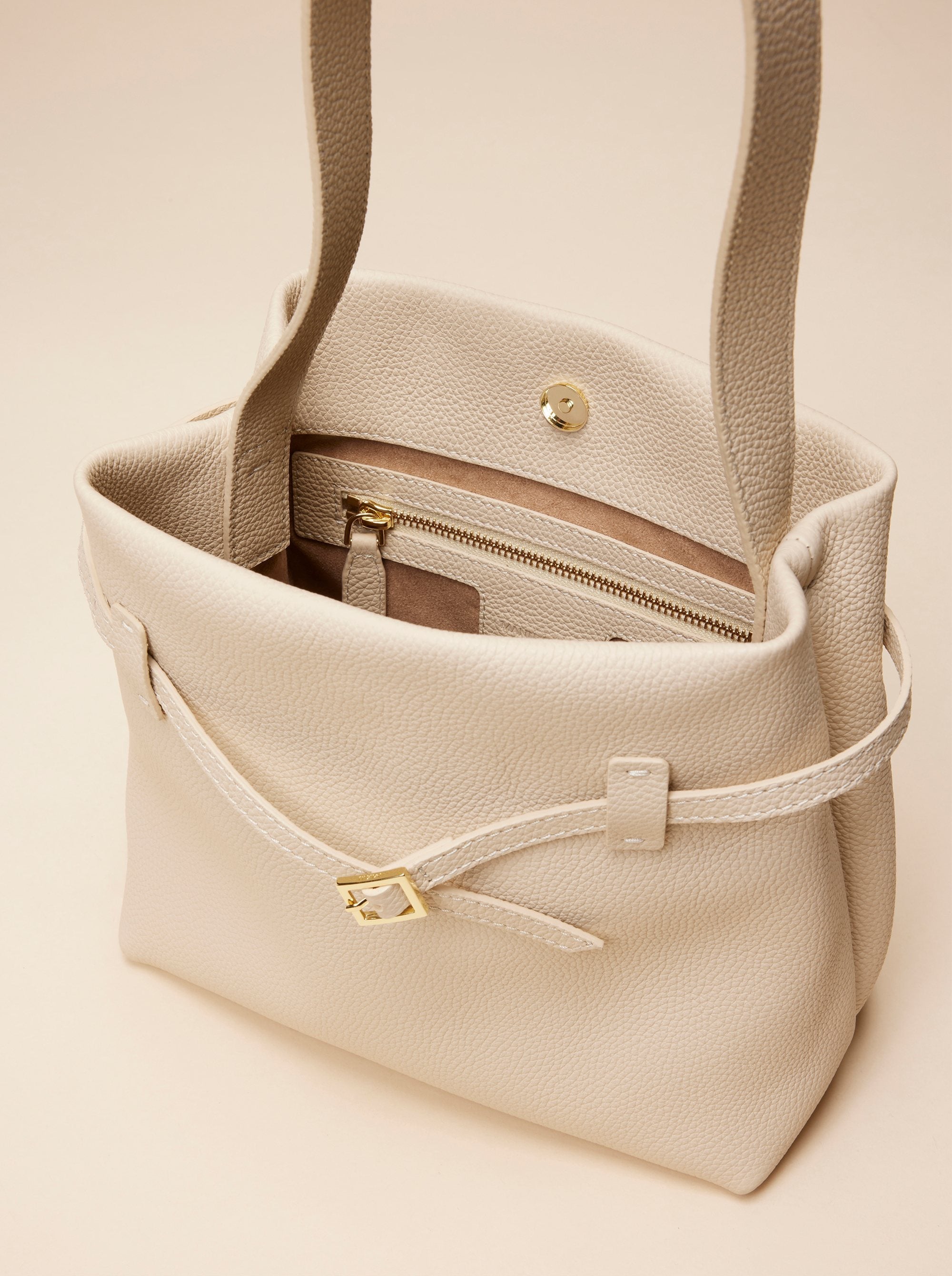 Mini Tote Du Jour Calf Skin Leather Vanilla 1