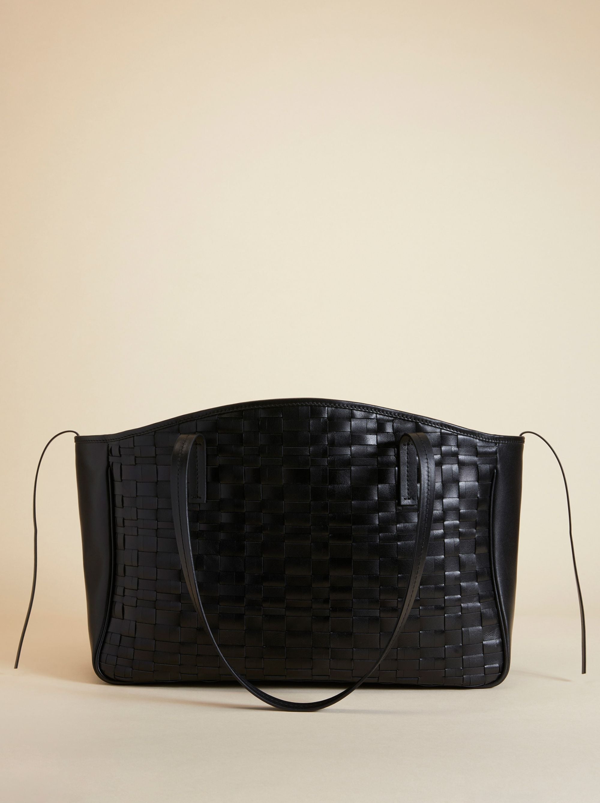 XL Du Jour Handwoven Leather Black 2