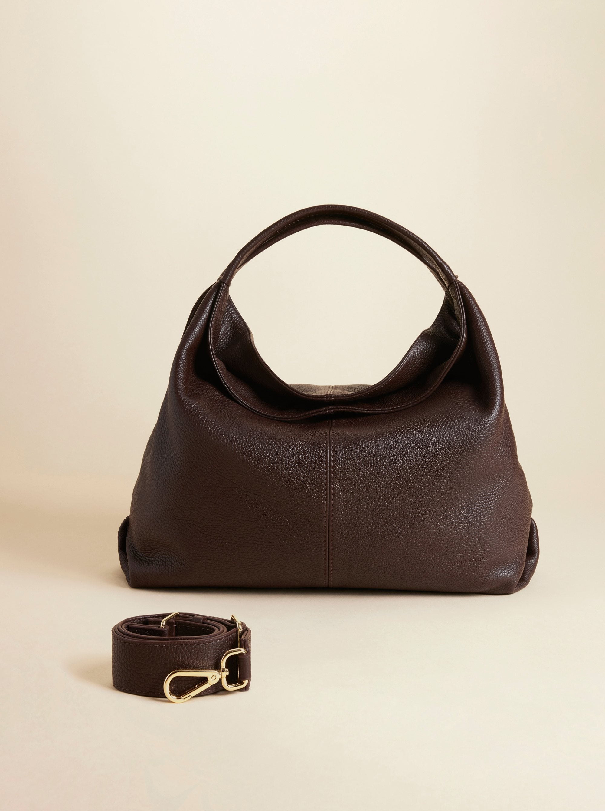 Gala Calf Skin Leather Deep Brown 