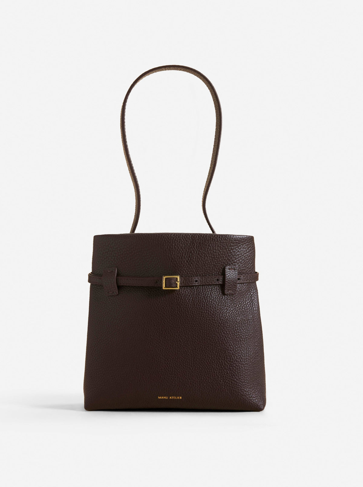 Mini Tote du Jour Deep Brown by Manu Atelier