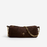 Cylinder Deep Brown Suede
