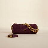 XX Mini Cylinder Merlot Suede 