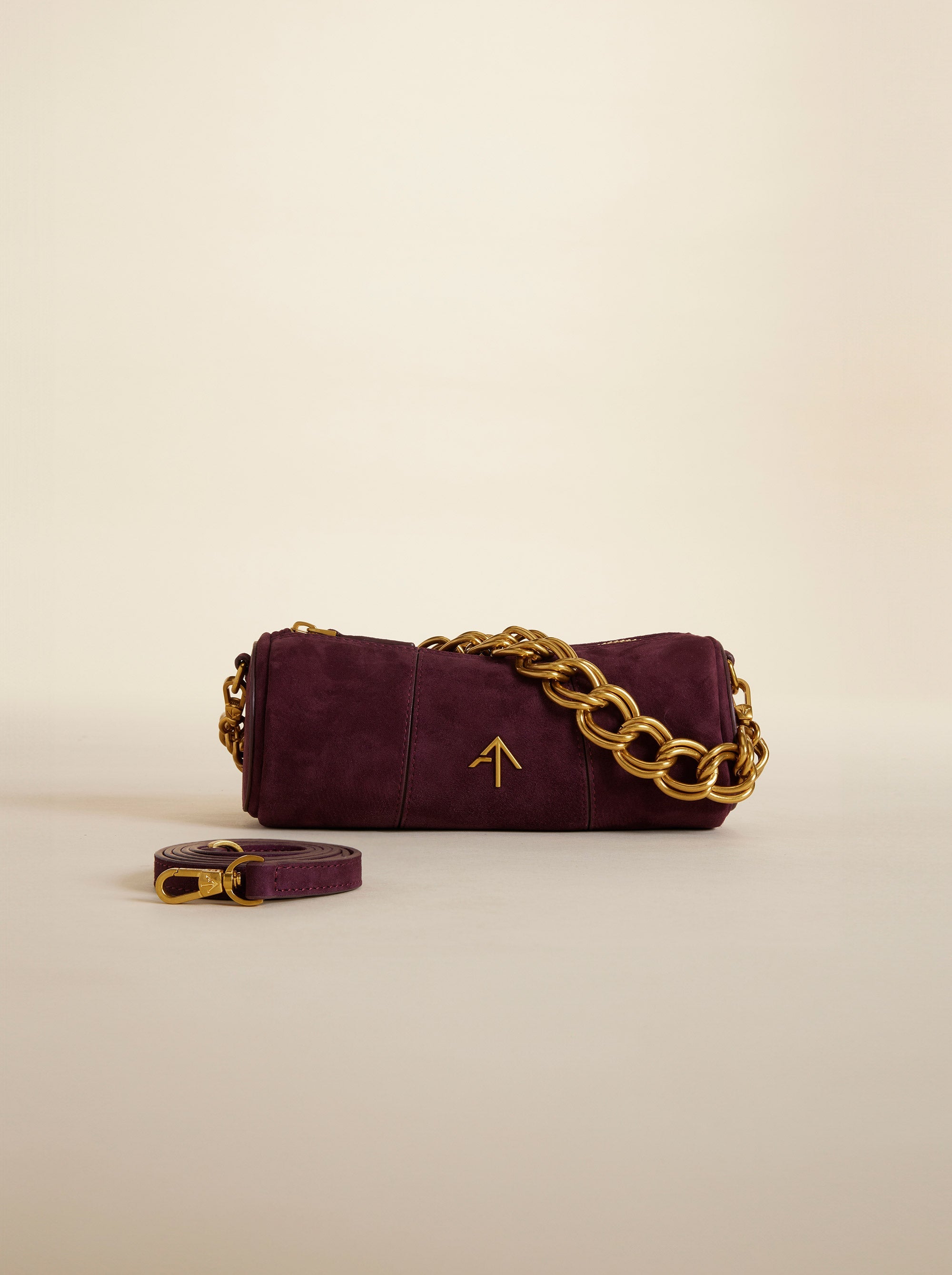 XX Mini Cylinder Merlot Suede 