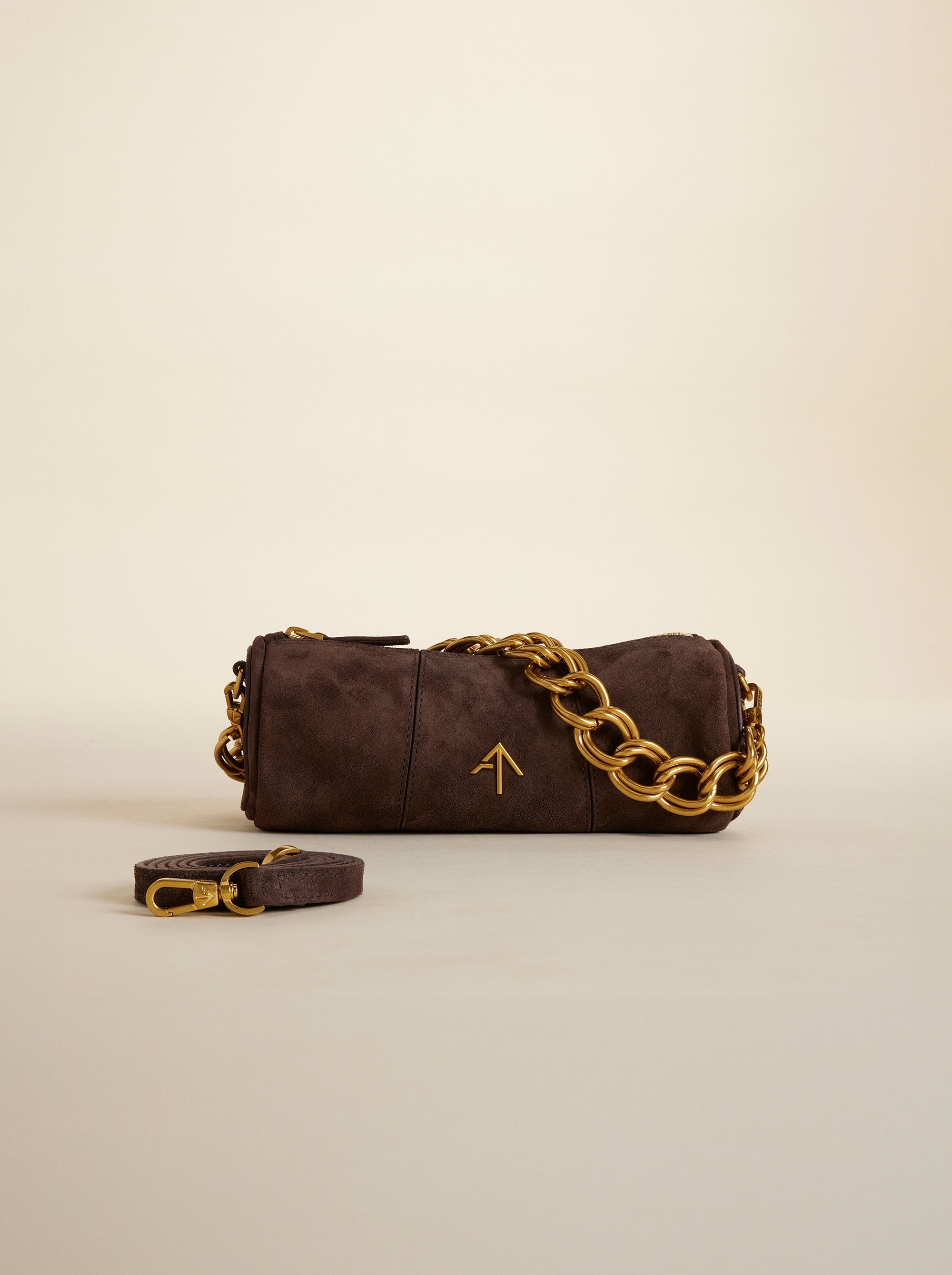 XX Mini Cylinder Deep Brown Suede 