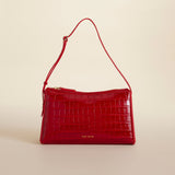 Prism Croc Embossed Red 