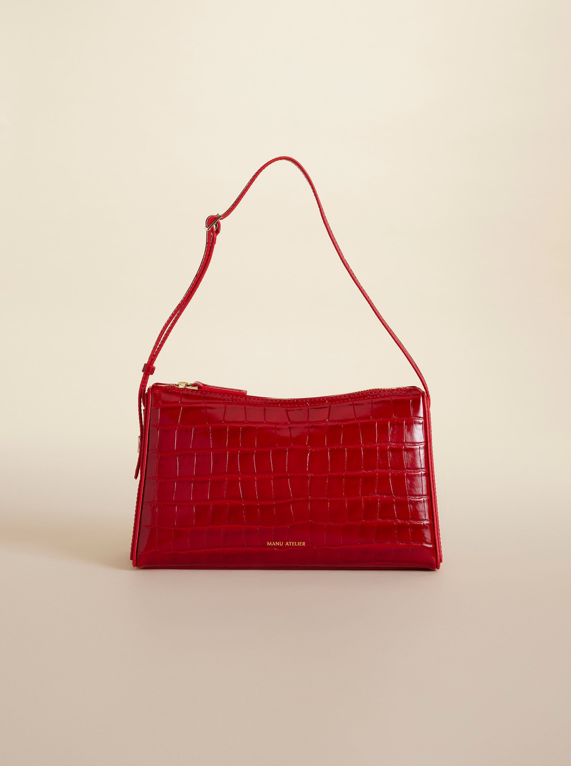 Prism Croc Embossed Red 