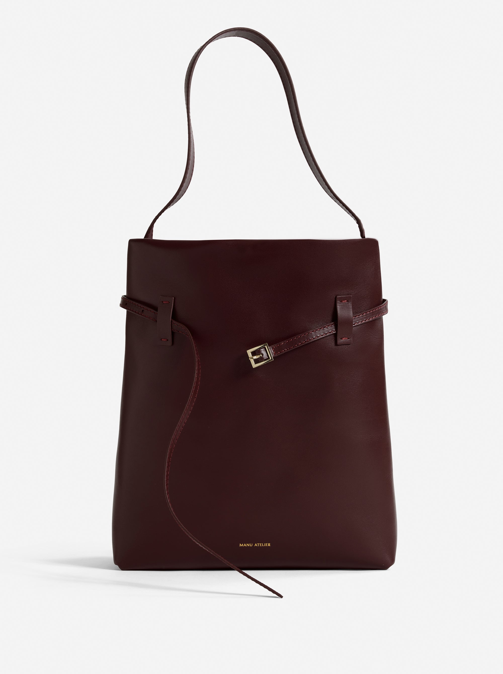 （日本未入荷）MANU atelier Tote du Jour スエードバッグ Tote du Jour Black Suede by Manu Atelier