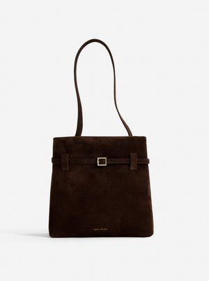 トートバッグ Manu Atelier Tote Du Jour Camel suede tote bag Tote du Jour Camel Suede