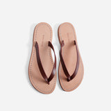 Manu Flip-Flops Reddish Brown Soft