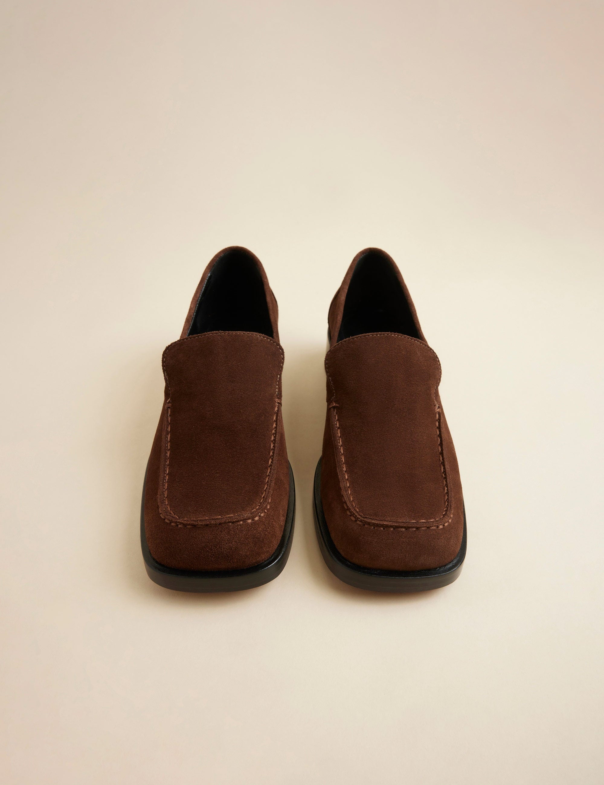 Merve Loafers Chocolate Suede