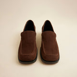 Merve Loafers Chocolate Suede