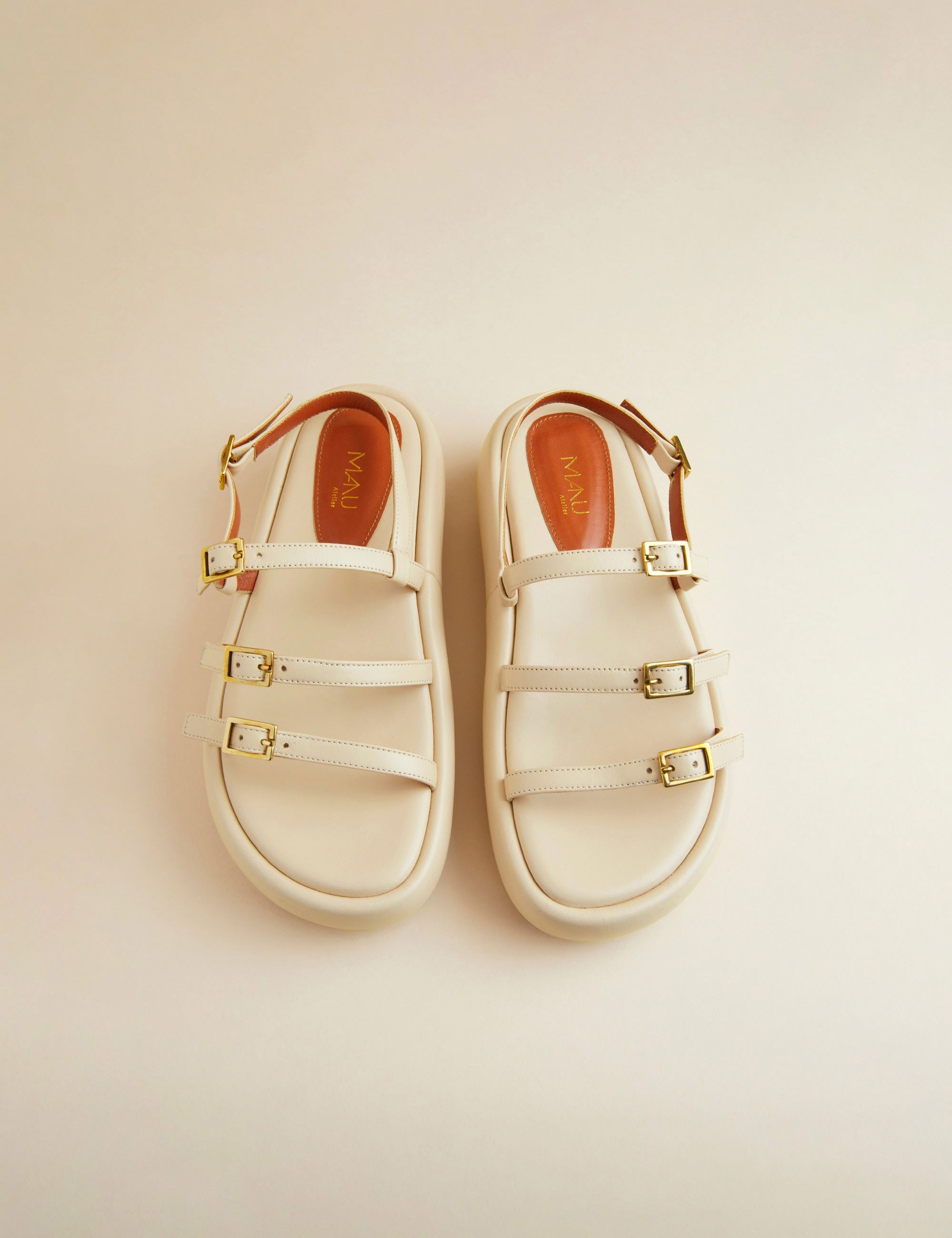 Cage Chunky Slides Vanilla Soft