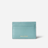 Manu Cardholder Stone Blue Gold Embossed Soft