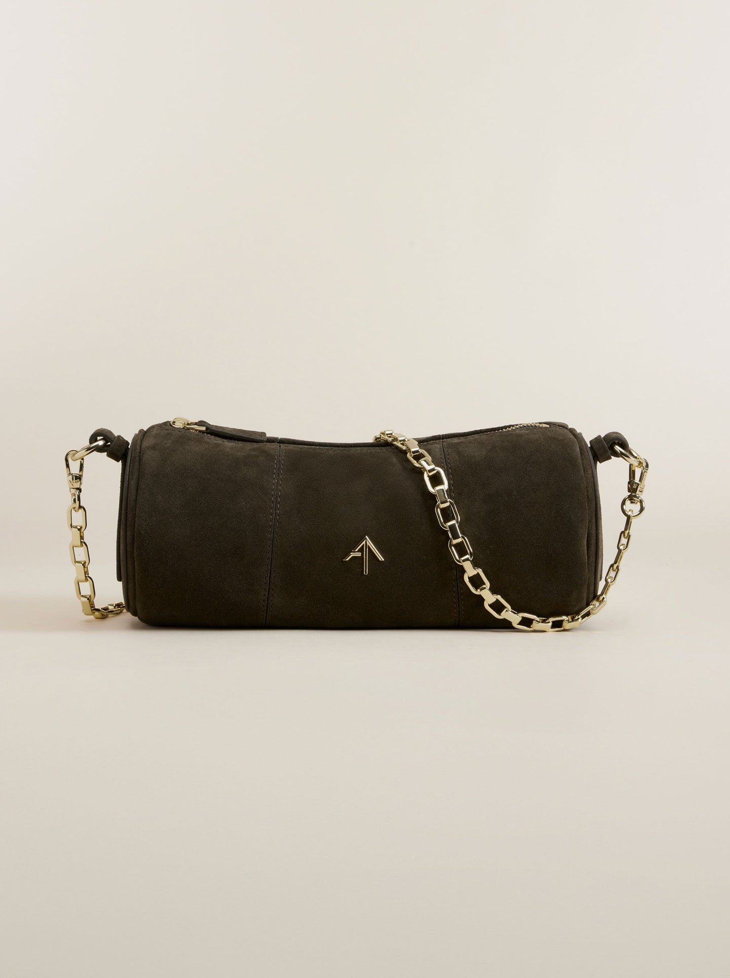 Cylinder Tobacco Green Suede