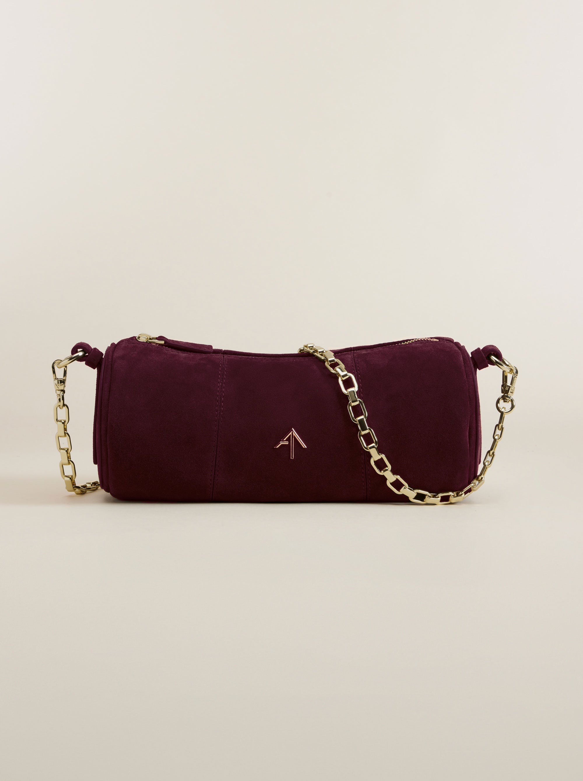 Cylinder Merlot Suede Front