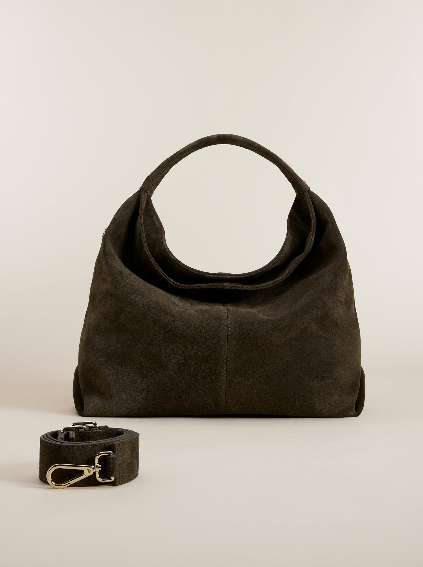 Gala Tobacco Green Suede