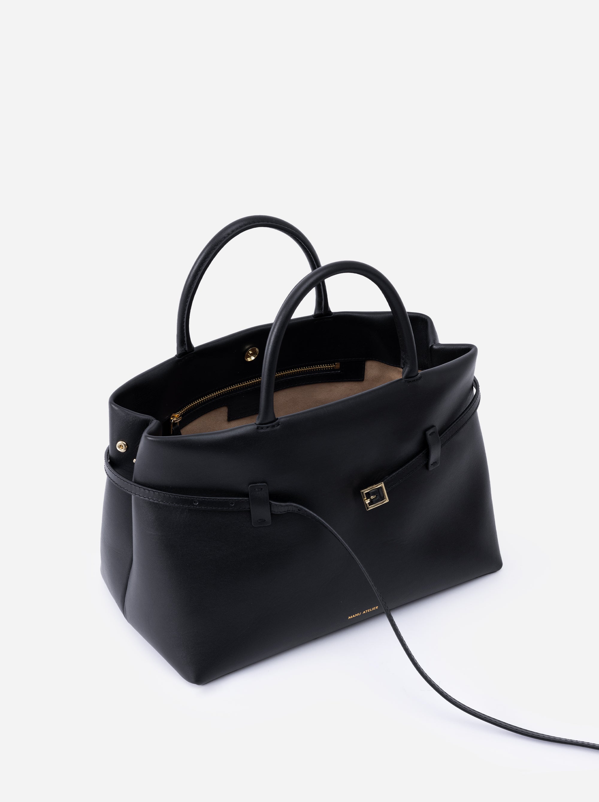 バッグ・カバンその他 Manu Atelier Le Cambon 35 Camel bag in suede Le Cambon 35 Deep Brown Suede by Manu Atelier