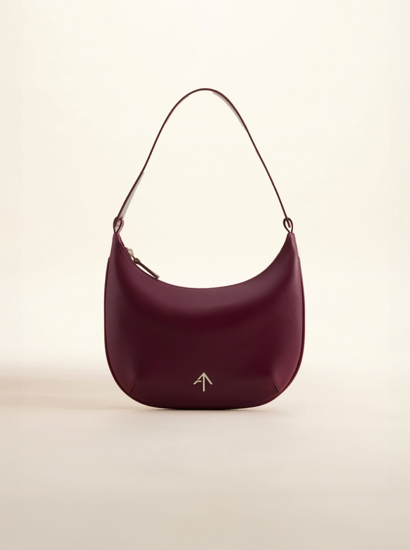 Manu Mini Hobo Burgundy Front