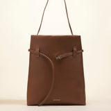 Tote du Jour Hazel Brown Front Open