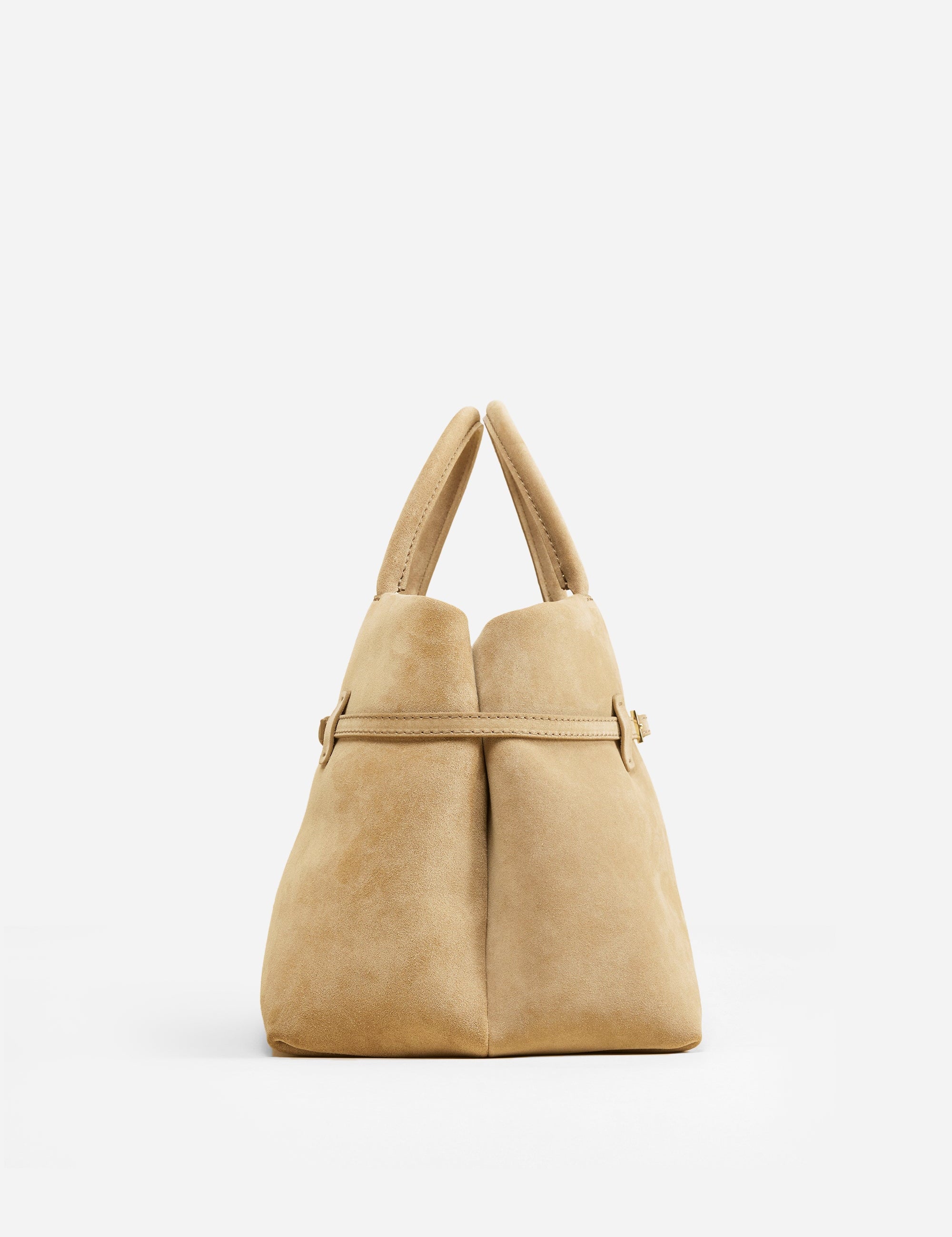 Le Cambon 35 Cachemiere Suede Butter Yellow Bag Side