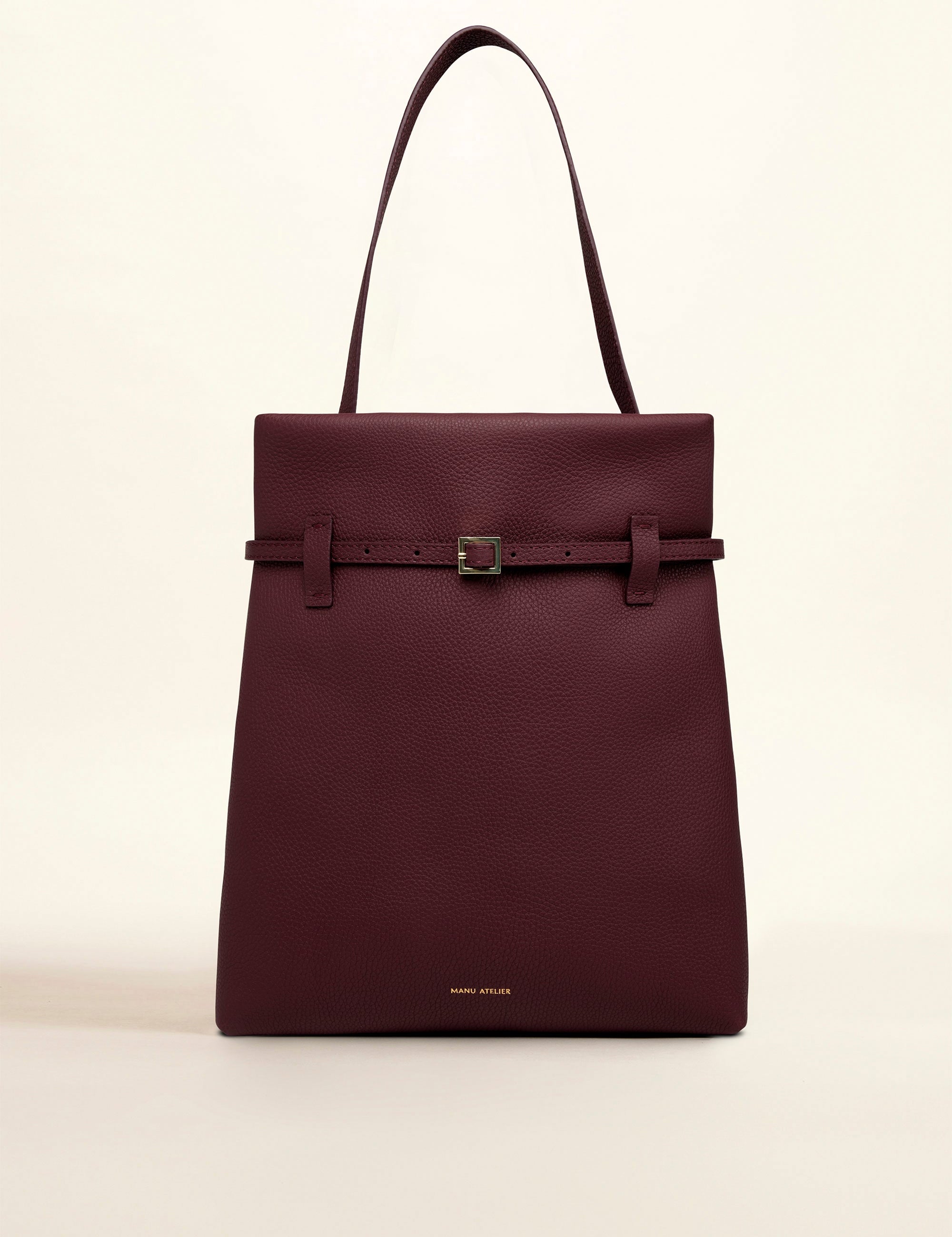 Tote du Jour Burgundy Front