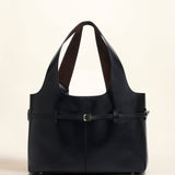 Cambon Cabas Soft Calf Leather Black Front