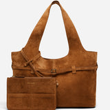 Cambon Cabas Camel Suede