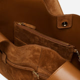 Cambon Cabas Camel Suede