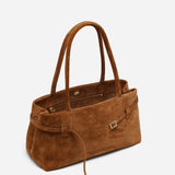 Le Cambon East West Camel Suede