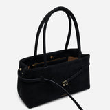 Le Cambon East West Black Suede